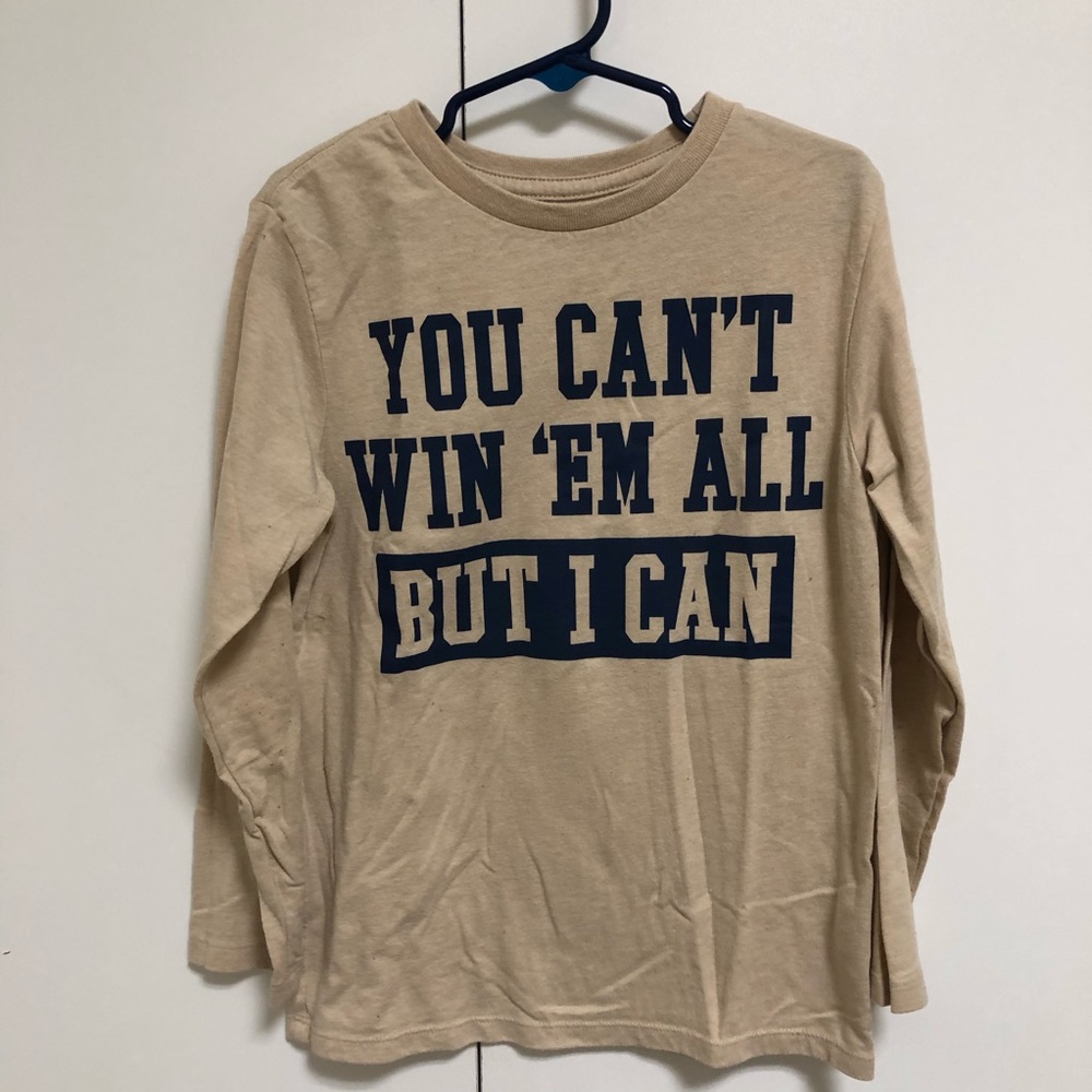 Boy's long sleeve tee